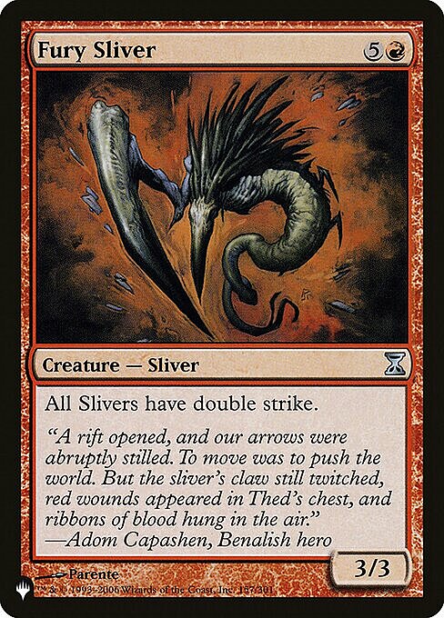 Fury Sliver Card Front