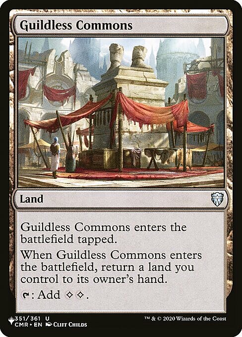 Guildless Commons Card Front