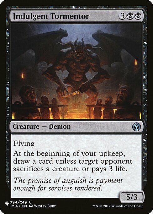 Indulgent Tormentor Card Front