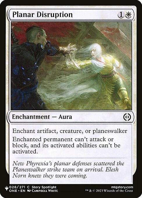 Planar Disruption Card Front