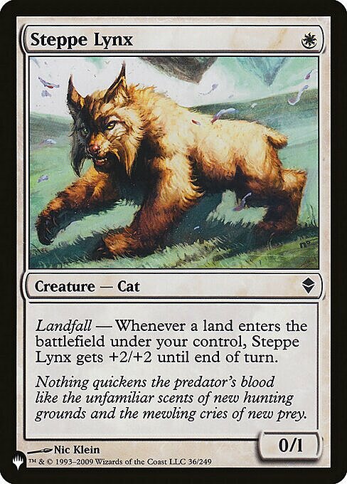 Steppe Lynx Card Front