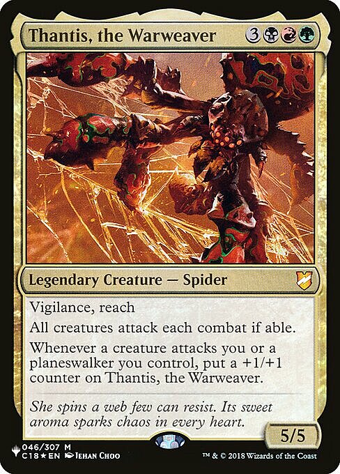 Thantis, the Warweaver Card Front