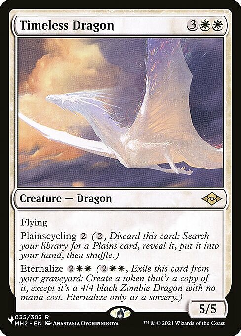 Timeless Dragon Card Front