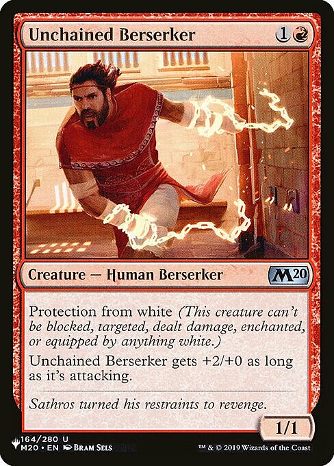 Unchained Berserker Card Front