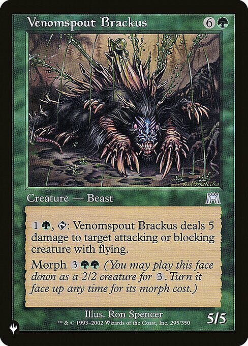 Venomspout Brackus Card Front