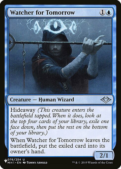 Watcher for Tomorrow Card Front