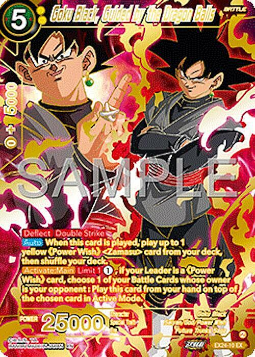 Goku Black, Guided by the Dragon Balls Card Front