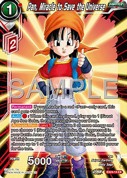 Pan, Miracle to Save the Universe Card Front