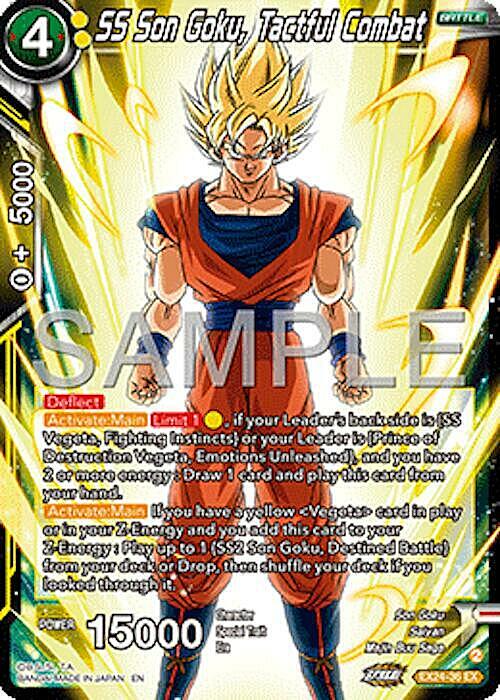 SS Son Goku, Tactful Combat Card Front