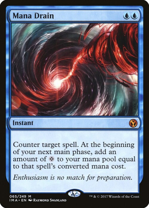 Mana Drain Card Front