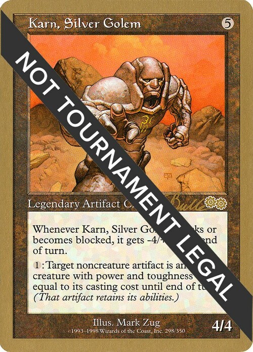 Karn, Silver Golem Card Front