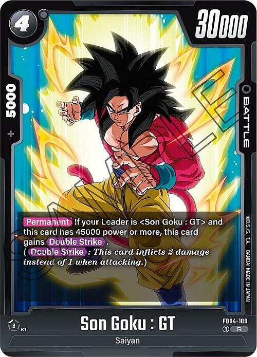 Son Goku : GT Card Front