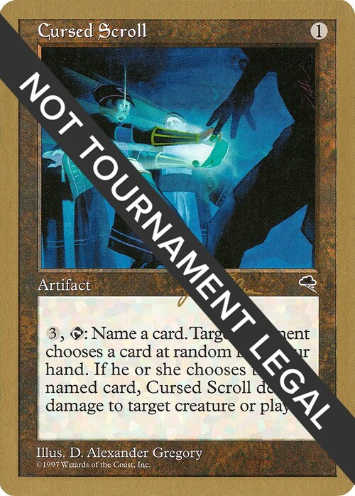 Cursed Scroll Card Front