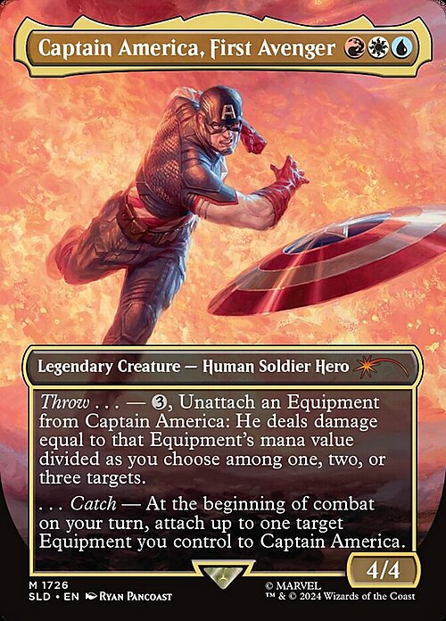 Captain America, First Avenger Card Front