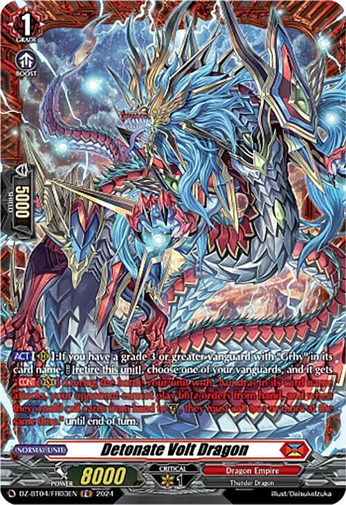 Detonate Volt Dragon Card Front