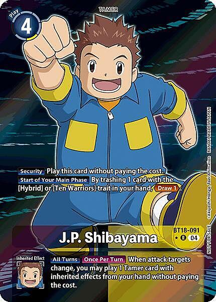 J.P. Shibayama Card Front