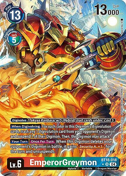 EmperorGreymon Card Front