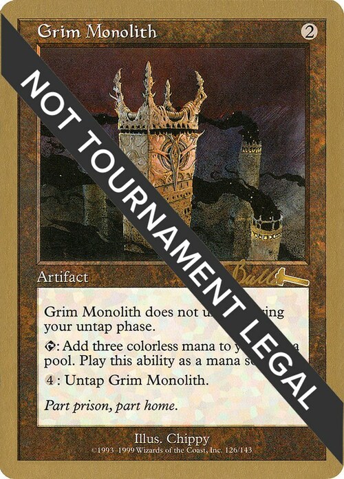 Grim Monolith Card Front