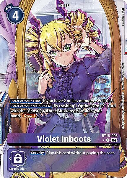 Violet Inboots Card Front