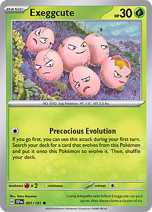 Exeggcute Card Front