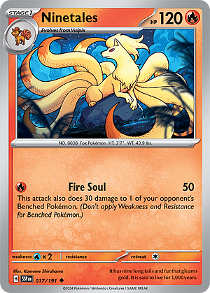 Ninetales Card Front