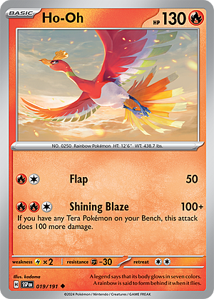 Ho-Oh Card Front