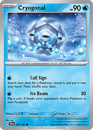 Cryogonal Card Front