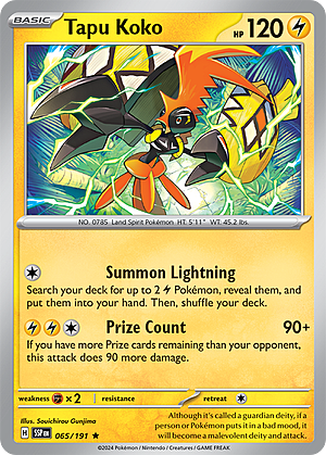 Tapu Koko Card Front