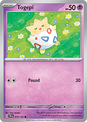 Togepi Card Front