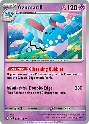 Azumarill Card Front