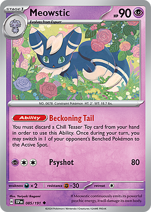 Meowstic Card Front