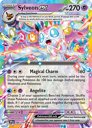 Sylveon ex Card Front