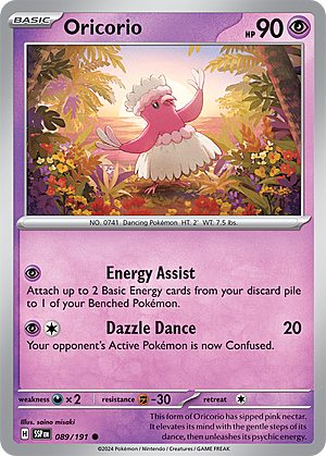 Oricorio Card Front