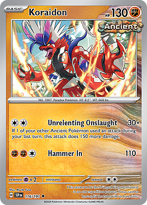 Koraidon Card Front