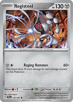 Registeel Card Front