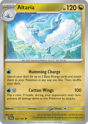 Altaria Card Front