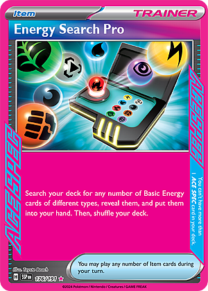 Energy Search Pro Card Front