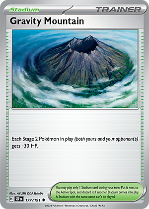 Gravity Mountain Card Front