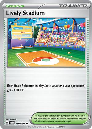 Lively Stadium Card Front