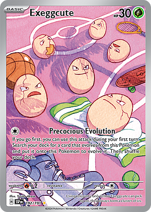 Exeggcute Card Front