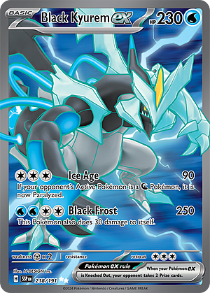 Black Kyurem ex Card Front