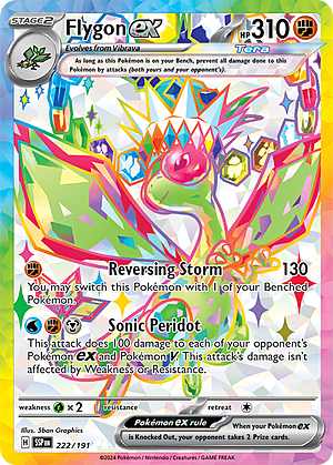 Flygon ex Card Front