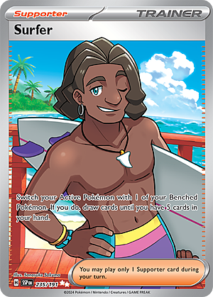 Surfer Card Front