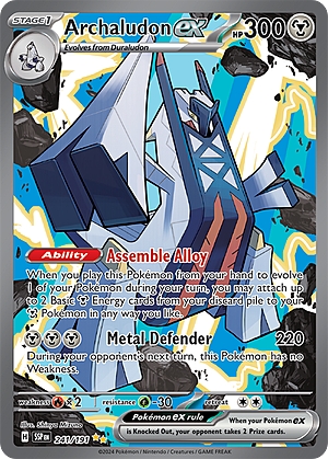 Archaludon ex Card Front