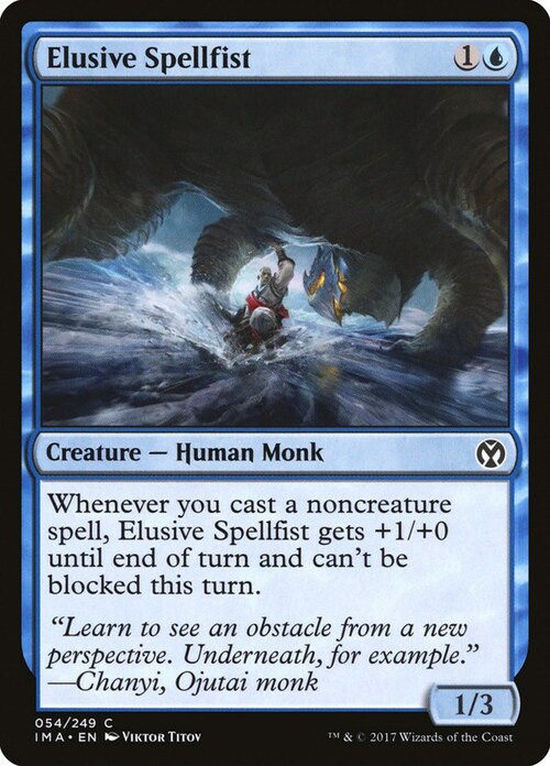 Elusive Spellfist Card Front