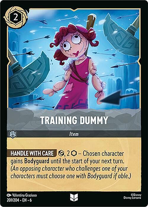 Training Dummy Card Front