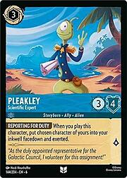 Pleakley - Scientific Expert