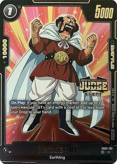 Hercule : GT Card Front