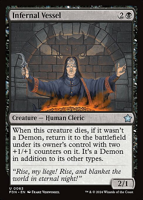 Infernal Vessel Card Front