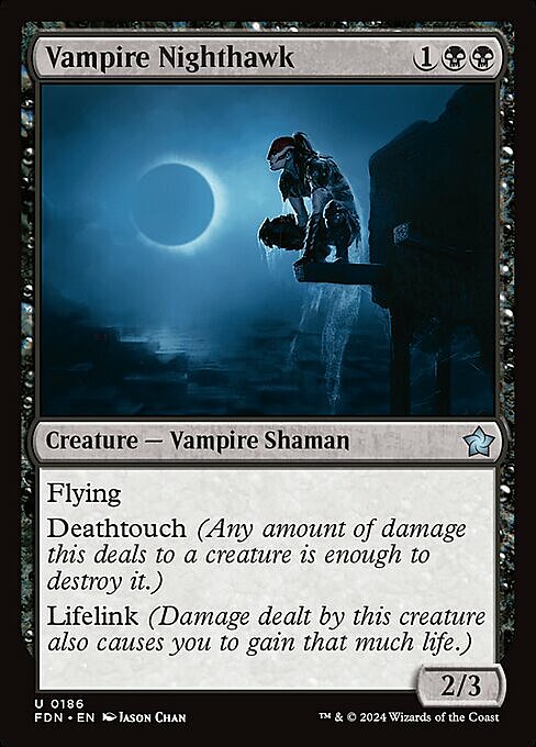 Vampire Nighthawk Card Front